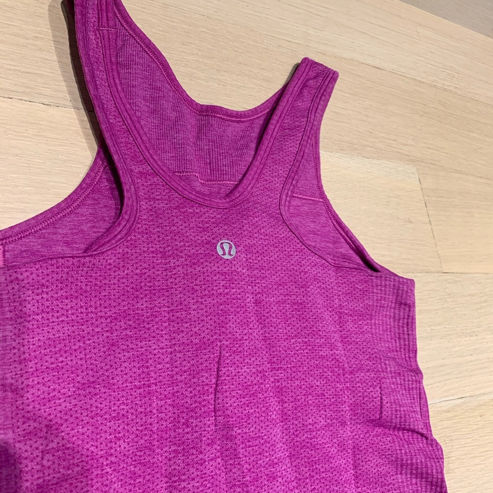 Lulu lemon purple workout top